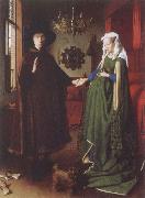 Jan Van Eyck The Arnolfini Portrait oil painting reproduction